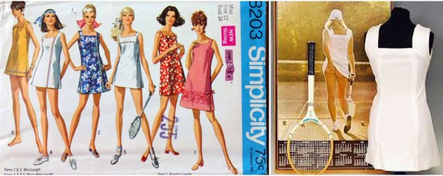 simplicity 8203 trousers to tennis dress