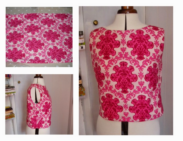 butterick 2704 upcycle pillowcase to blouse