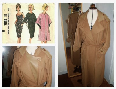 McCalls 7520 - pauline trigere coat - remakea coat to a coat