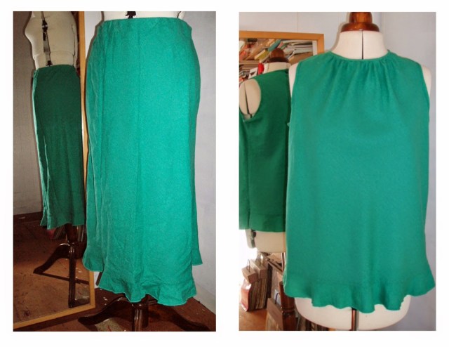 refashion skirt to top restyle upcycle