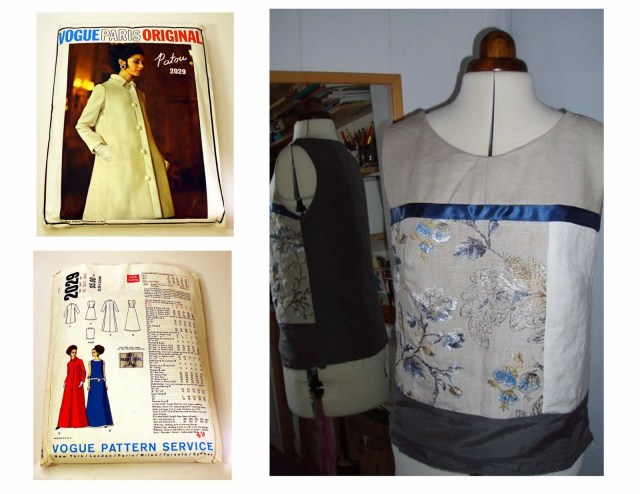 top overblouse made from swatches upcycle