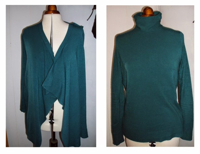 cardigan to pullover remake upcycle