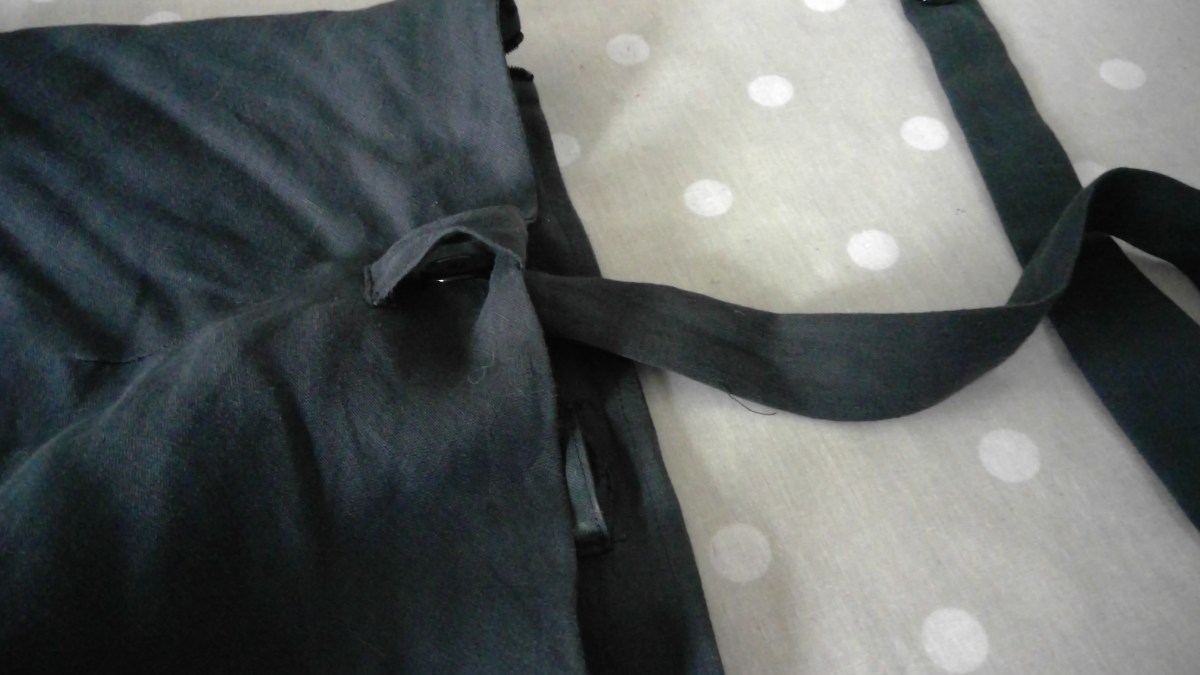 skirt upcycle to dress