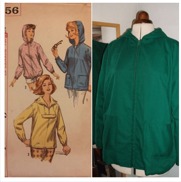 coat upcycle simplicity 5256