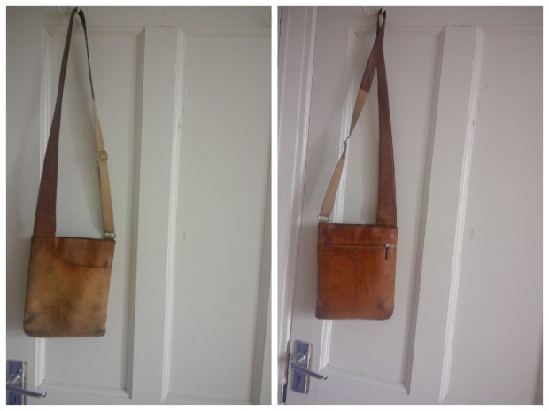leather bag before